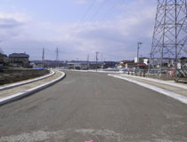 安達駅周辺整備事業（仮称）南北線（１工区）道路改良工事